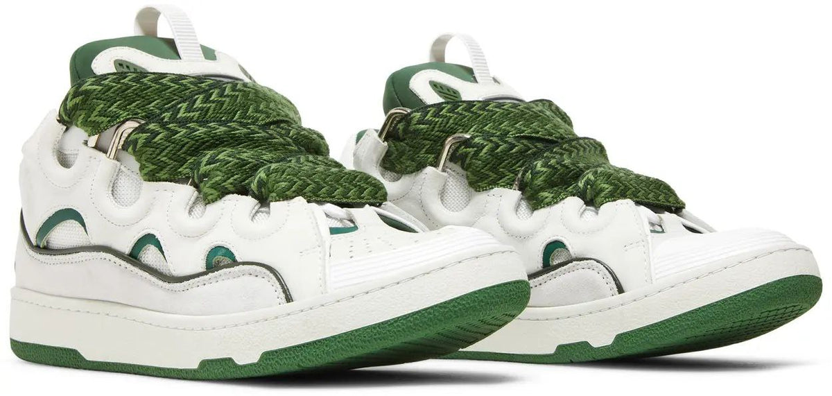Lanvin Curb Sneakers 'White Khaki'