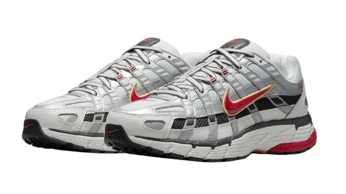 Nike p-6000 'Platinum Varsity Red'