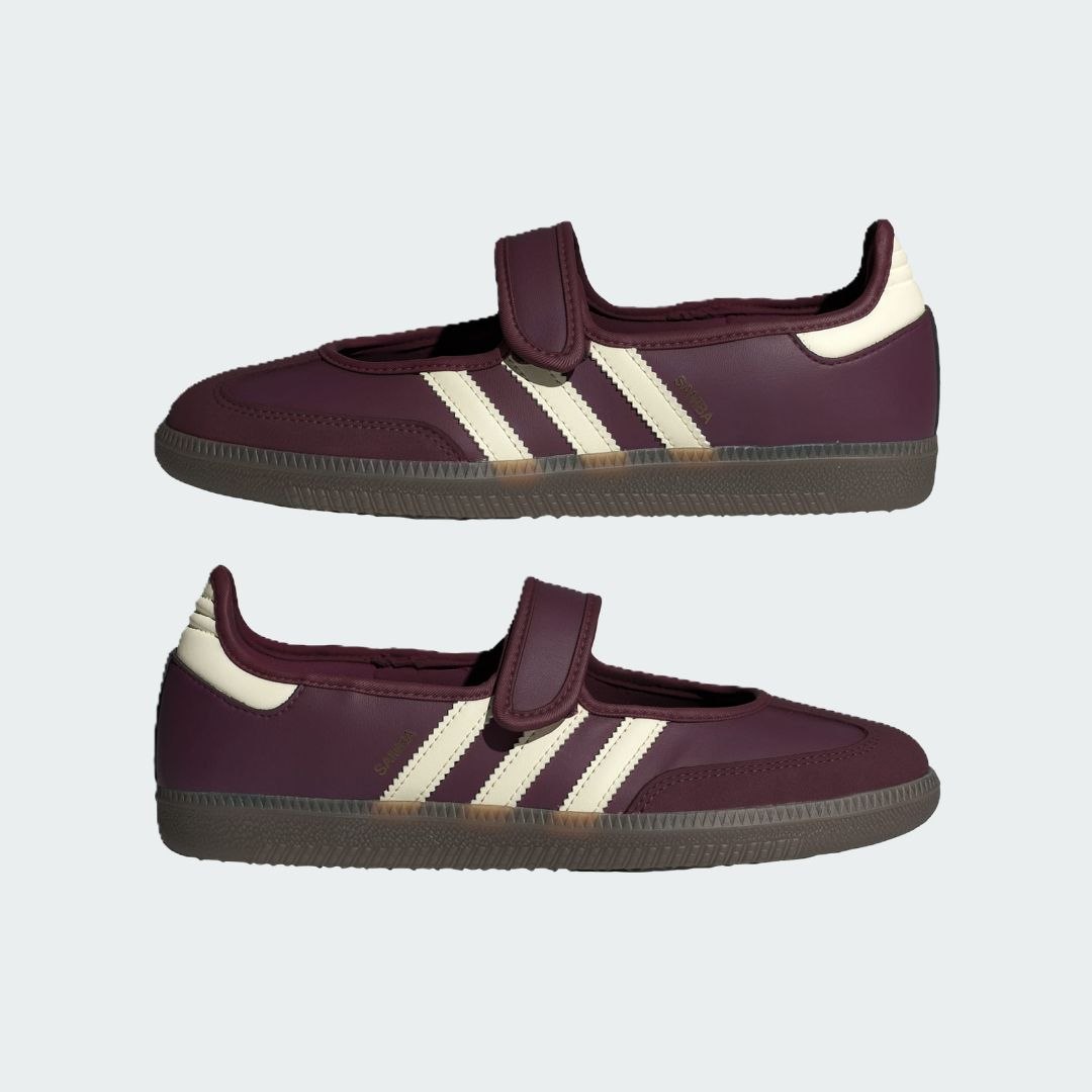 Adidas Samba Jane 'Maroon Cream White Gold Metallic'