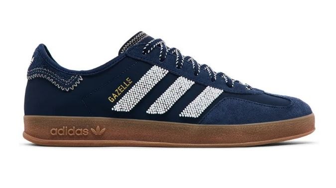 Adidas Gazelle Inndoor × CLOT 'Collegiate Navy Off White'